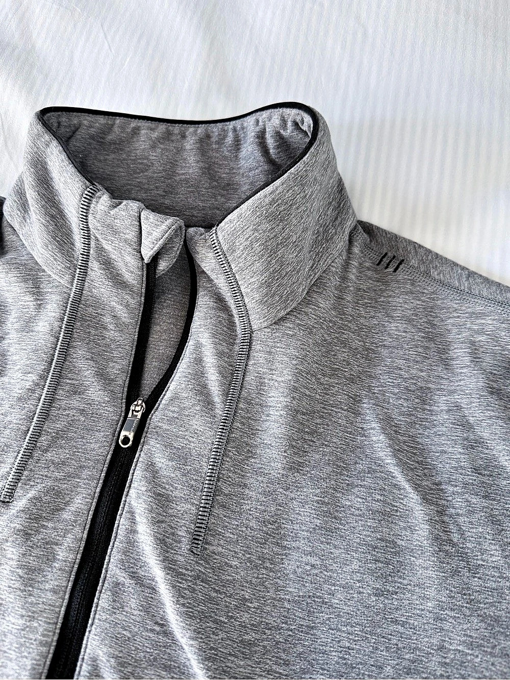 lululemon Men’s Surge Warm Half-Zip Gray, Silver Heather Pullover SIZE: Large
